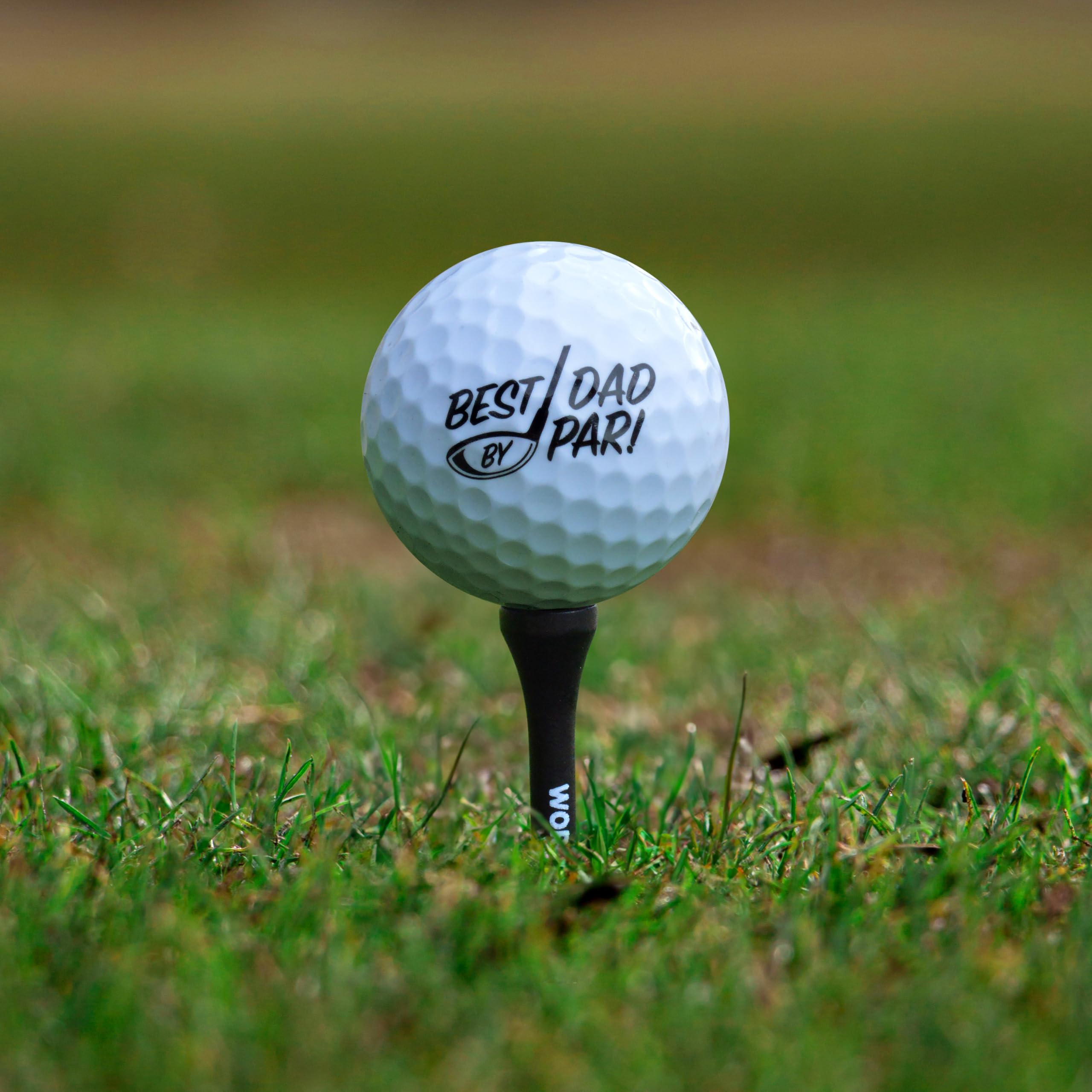 On Par Dad & Grandad Golf Balls Gift Pack - Includes Golf Tees, Ball Marker - Gag, Novelty Present - World's Best Dad, Golf Gifts for Men