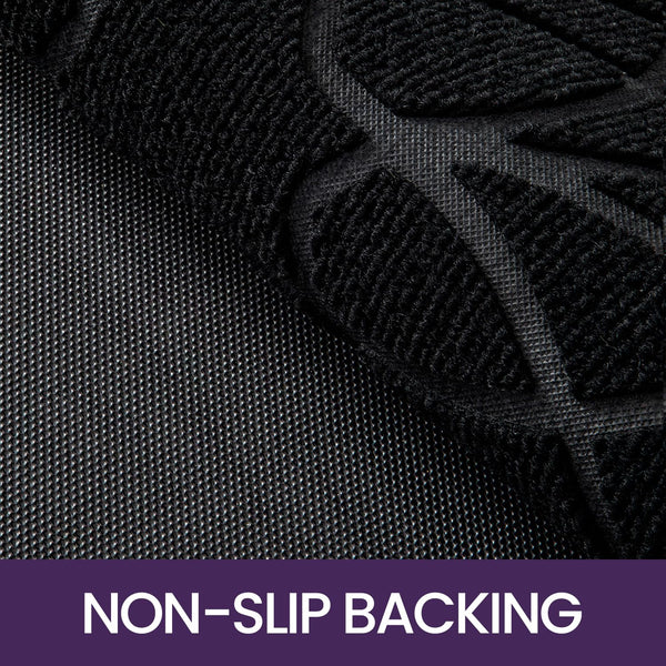 DEXI Door Mat 60 x 90 cm, Rubber Backing Dirt Trapper, Heavy Duty Non-Slip Entrance Rug, Easy Clean Shoes Scraper Doormat for Outdoor and Indoor,