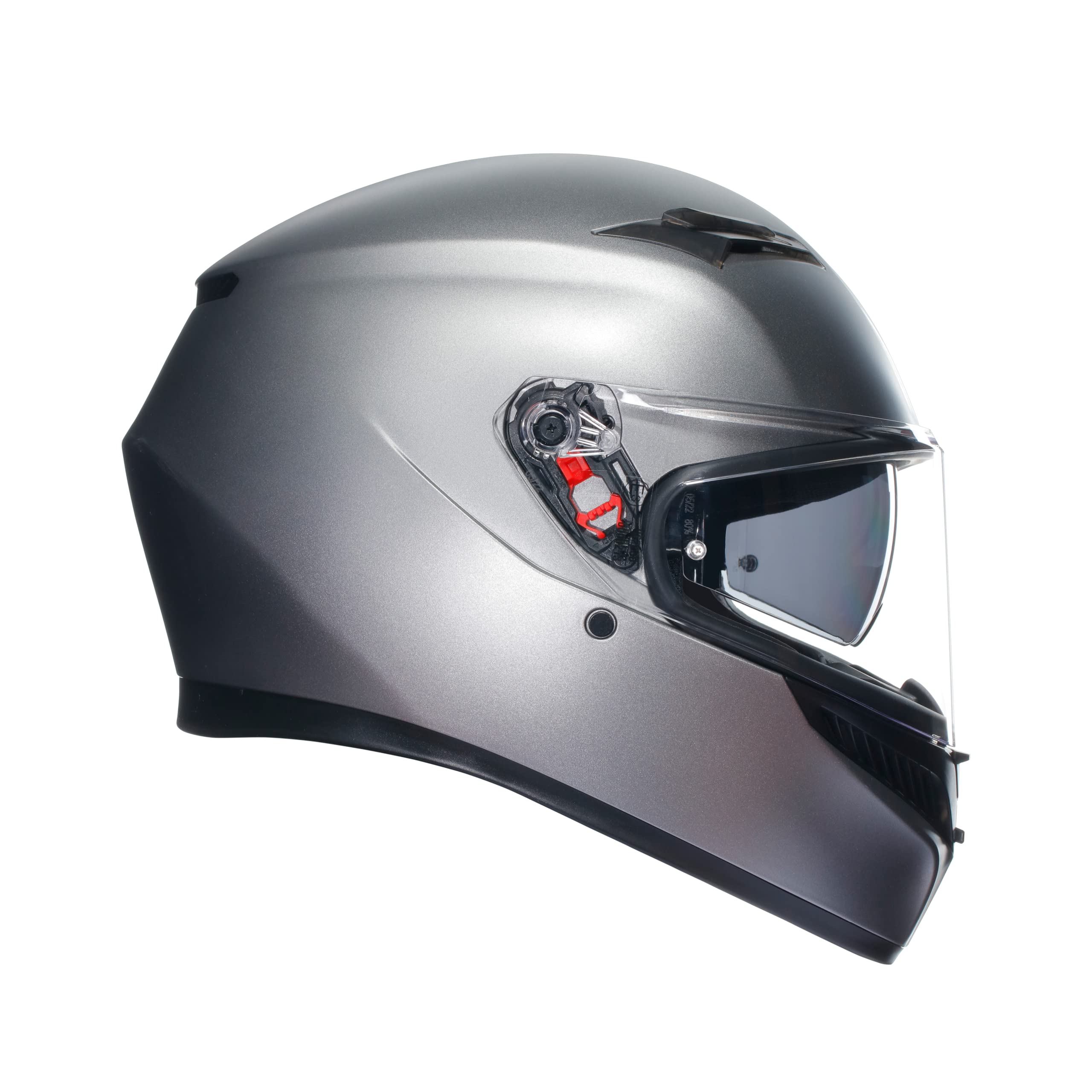 AGV K3 Full Face ECE 22.06 Motorcycle Helmet - Plain, Matt Black