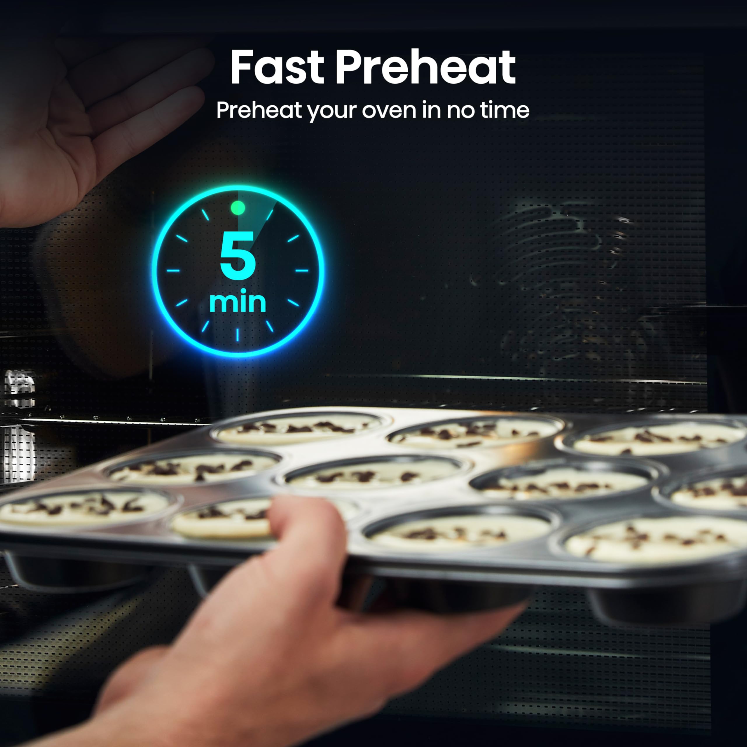 Hisense BI64211PB 77 Litre Built In Electric Single Oven With Pyrolytic Cleaning, Pizza Mode, Multiphase Cooking- Black 22x23x23 inches (LxWxH) - A+ Rated, Extra Large