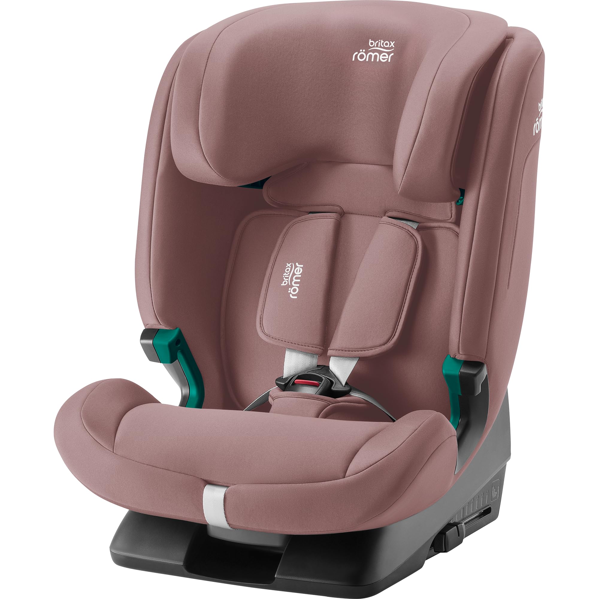 BRITAX RÖMER Car Seat EVOLVAFIX, with ISOFIX, Child from 76 to 150 cm (i-Size), from 15 Months to 12 Years, Space Black