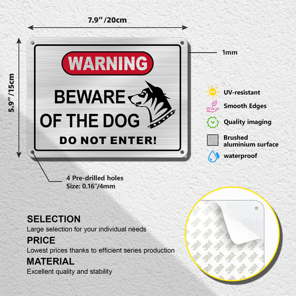 TAKULA Pre-drilled CCTV Sign - 15 * 15cm Aluminium Brushed Metal Sign - 24 HR Outdoor Waterproof, UV Resistant, Durable | Pack of 1