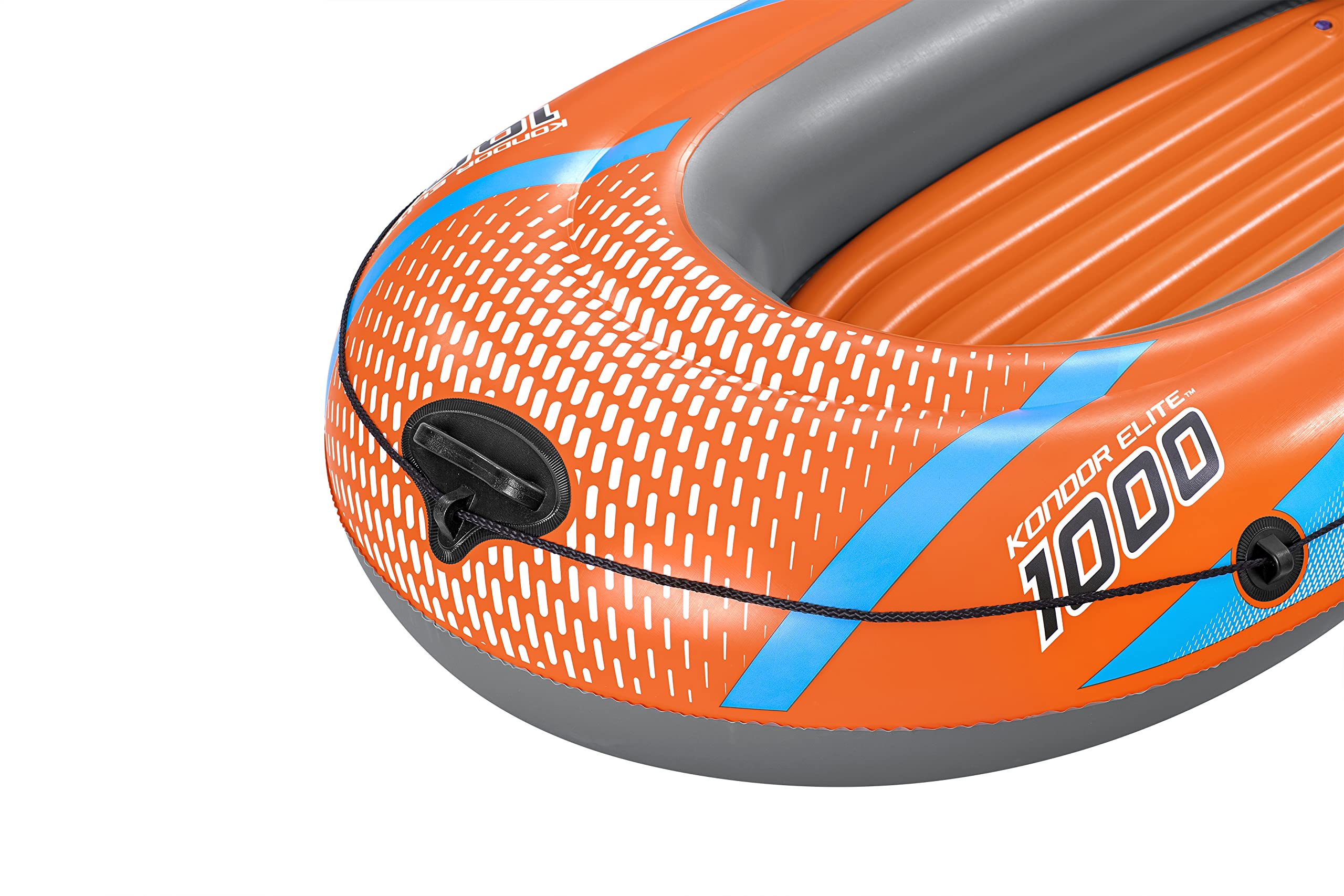 Bestway Inflatable Boat, Kondor Elite 2000, One-man Raft Heavy Duty Handles, Interlocking Valves, Multiple Sizes