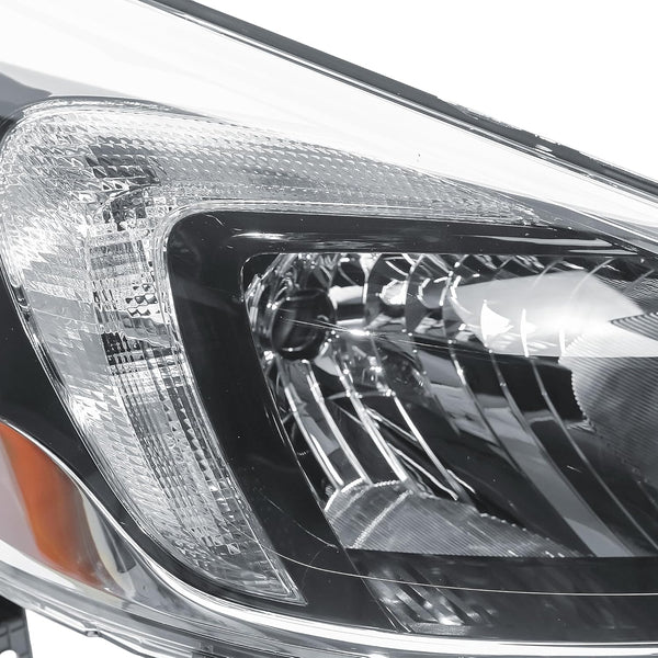 LONGLING Replacement Driver Right Side O/S Headlight Head Lamp Electric Adjustment with DRL 6 pins for Vauxhall Vivaro 2014-2019