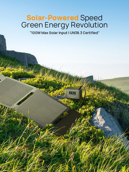 AFERIY 400W Portable Power Station 256Wh LiFePO4 Battery 1.5-hour Fast Charging, 5 Ports, Pure Sine Wave 230V Output, UPS Power Supply for Outdoor Camping and Emergency Backup