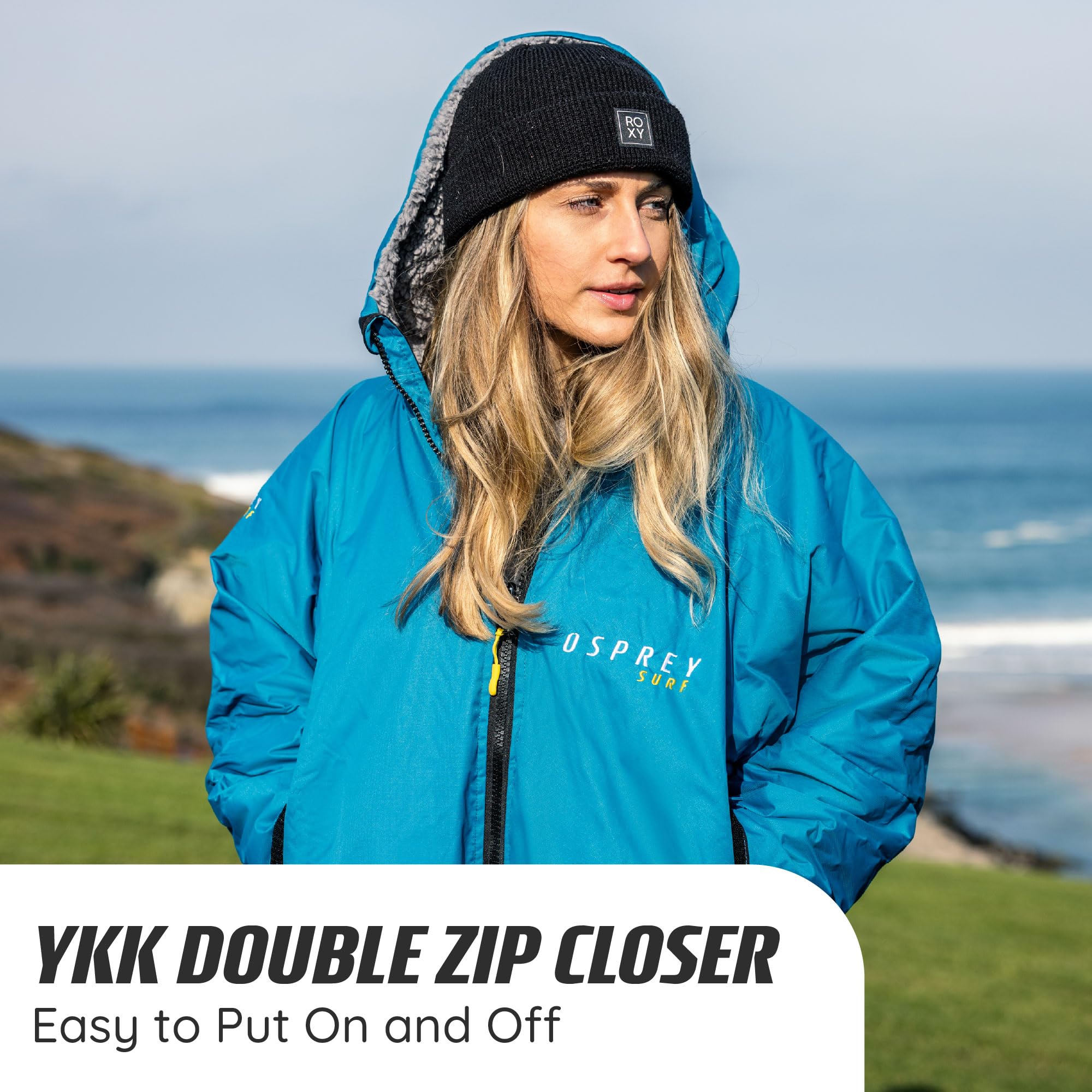 Osprey Changing Robe for Kids and Adults, Waterproof Changing Robe, Swimming and Beach Robe, Unisex, Multiple Colours