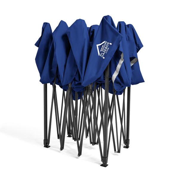 All Seasons Gazebos | 3x2m Pop Up Gazebo with 4 Side Walls & Accessory Pack | Heavy Duty, Fully Waterproof, High Grade Materials (Navy)