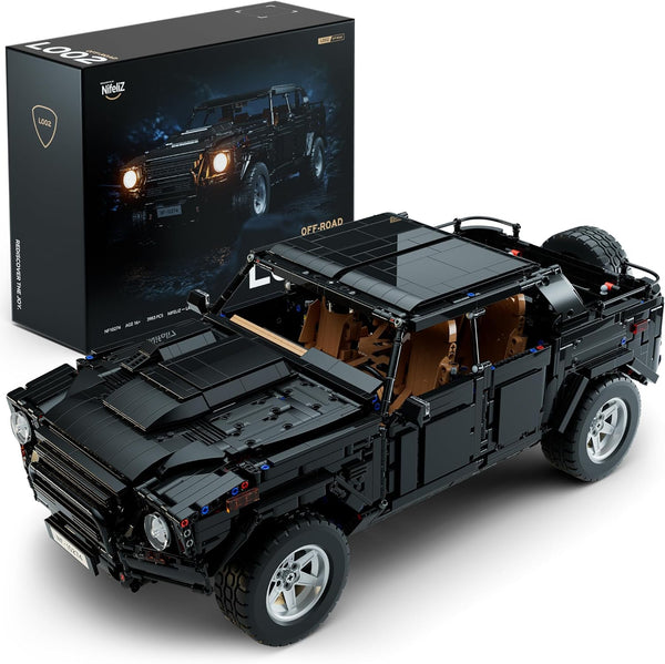 Nifeliz L002 OFF-ROAD Truck Model Car Building Set, 1:8 Scale Collectible Off-road Gift for Adults and car lovers, Technical Truck to Build or Display (3983 PCS, NF10274)