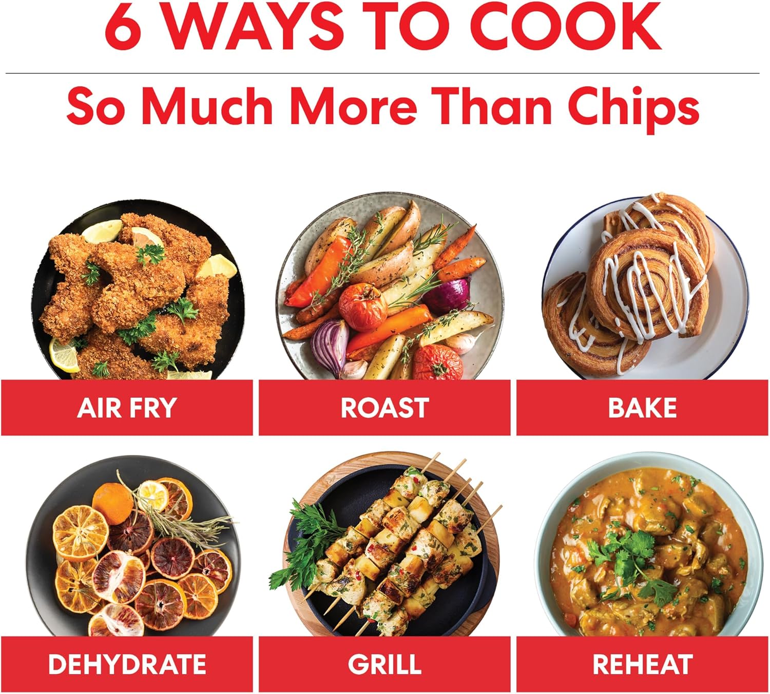 Instant Pot - Versazone Dual Black Air Fryer - Large 8.5L, Family Size - Single Double Basket with Divider - 8 in 1 - Food Dehydrate, Grill, Bake, Roast, Reheat, Non-Stick, Easy Clean, Dishwasher Safe