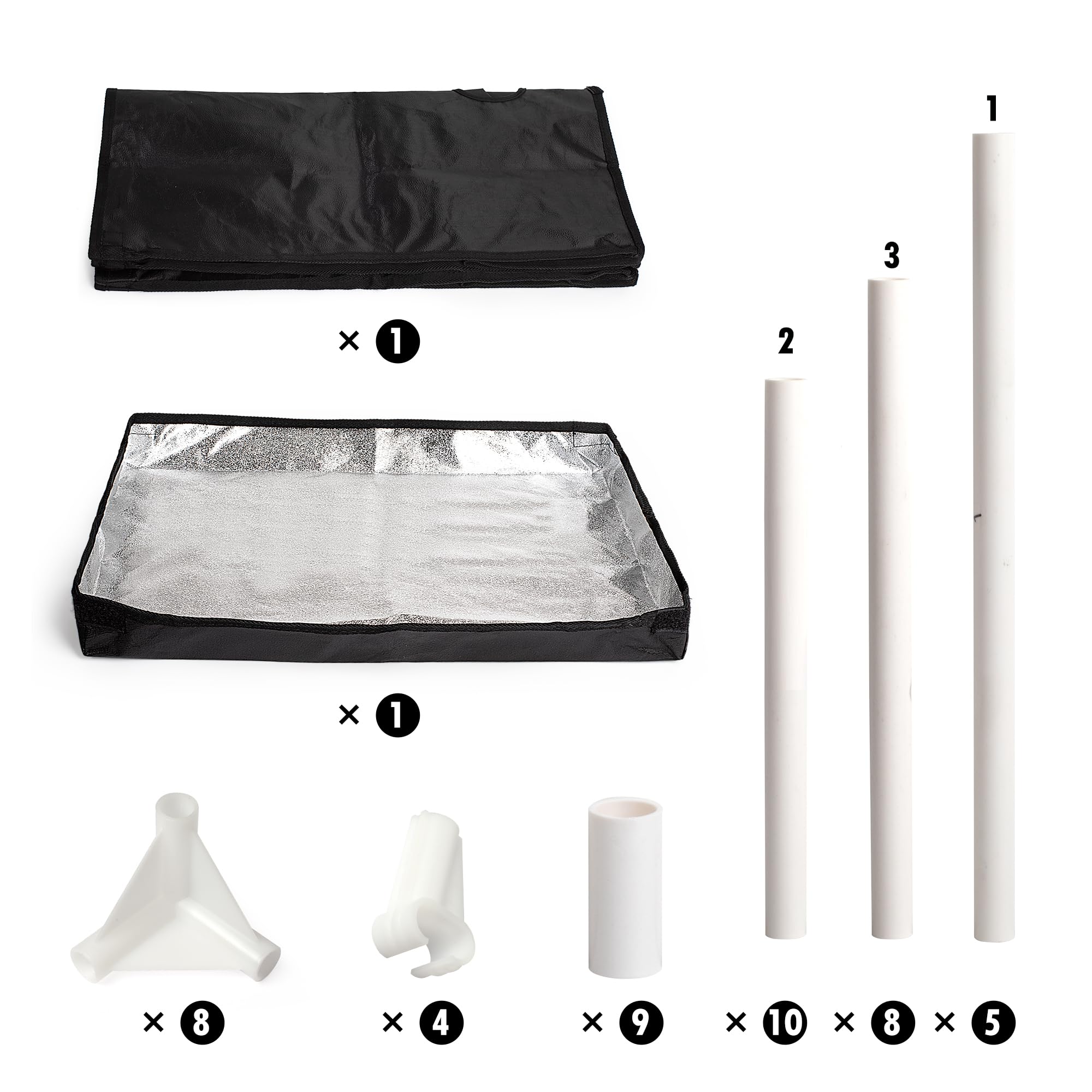 POTLAB Small Grow Tent for AeroGarden Indoor Garden, Mini Grow Tent for Hydroponics Growing System,Protection Enclosure for Indoor herb Garden