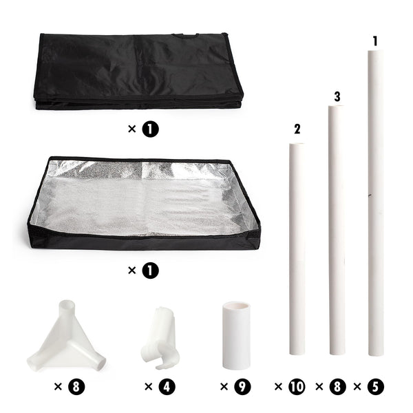 POTLAB Small Grow Tent for AeroGarden Indoor Garden, Mini Grow Tent for Hydroponics Growing System,Protection Enclosure for Indoor herb Garden