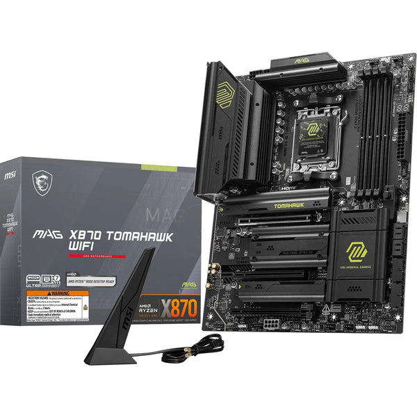 MSI X670E GAMING PLUS WIFI Motherboard, ATX - Supports AMD Ryzen 9000 / 8000 / 7000 Series Processors, AM5 - 80A SPS VRM, DDR5 Memory Boost 7800+ MHz/OC, PCIe 5.0 x16, M.2 Gen5, Wi-Fi 6E