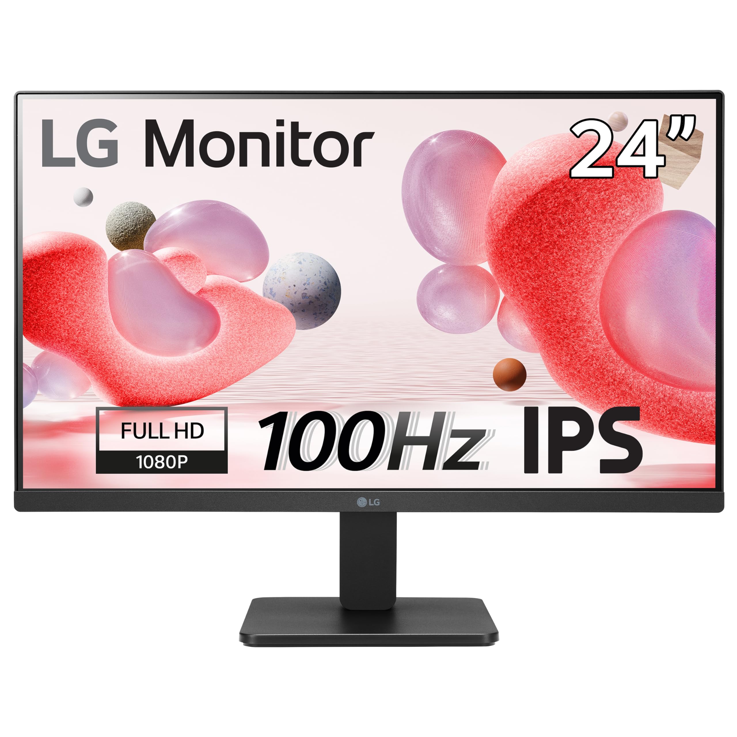 LG Electronics Monitor 27MR400-B, 27 Inch, Full HD 1080p, 100Hz, 5ms GtG, IPS Panel, AMD FreeSync, Smart Energy Saving, Anti-Glare, HDMI, Matte Black