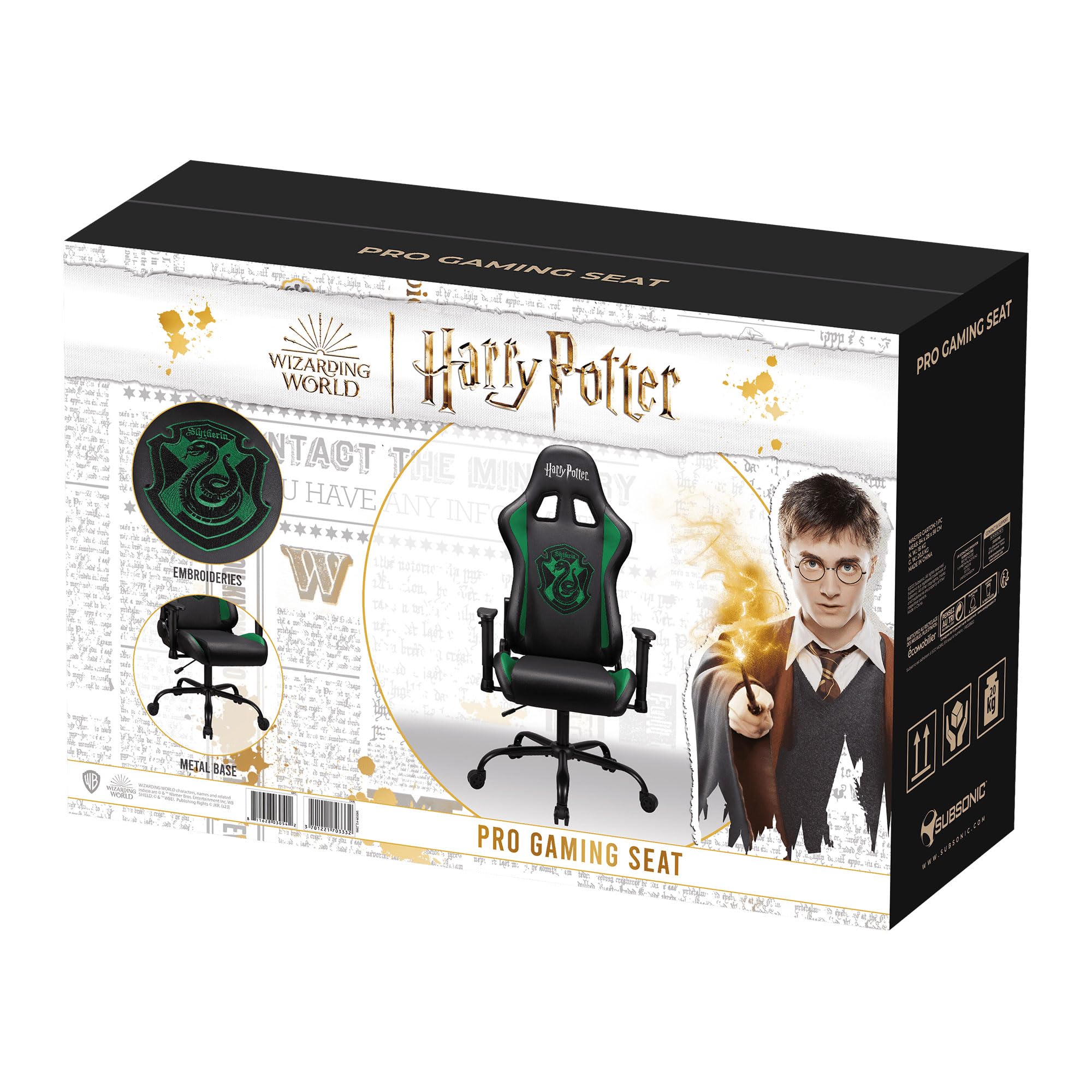 Subsonic Harry Potter - Junior gamer chair - Gaming office chair - Official License