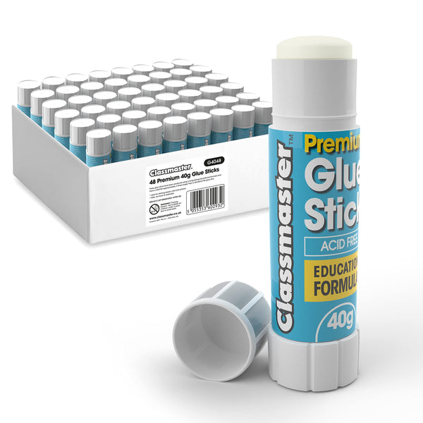Classmaster G4048 Premium Educational 48 Glue Sticks of 40 g