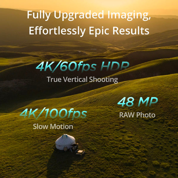 DJI Mini 4 Pro (DJI RC 2), Folding Mini-Drone with 4K HDR Video Camera for Adults, Under 0.549 lbs/249 g, 34 Mins Flight Time, 20 km Max Video Transmission Distance, Omnidirectional Vision Sensing