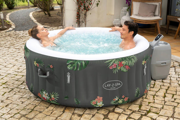 Lay-Z-Spa Boracay Smart Signature AirJetInflatable Hot Tub with App-Control 2-4 person