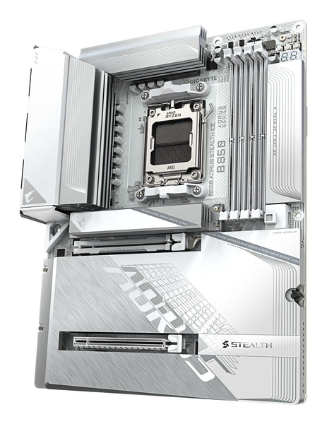 GIGABYTE B850 AORUS ELITE WIFI7 Motherboard - AMD Ryzen 9000 Series CPUs, 14+2+2 Phases Digital VRM, up to 8200MHz DDR5 (OC), 1xPCIe 5.0 + 2xPCIe 4.0 M.2, 2.5 LAN, WIFI 7, USB 3.2 Gen 2x2