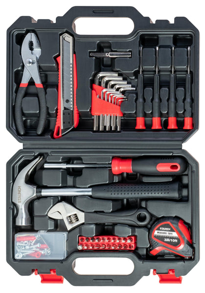 Tool Kit | Staunch 200 Piece Home and Office Tool Set | Complete Starter Tool Kit Set & Organiser Tool Box with Tools Included | General Household Tool Kits for Home with DIY Tools in Tool Case