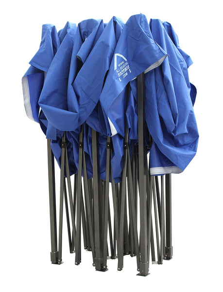 All Seasons Gazebos 3M x 6M Waterproof Gazebo Party Tent with Rustproof Frame and Wheeled Carry Bag (Metallic Grey)