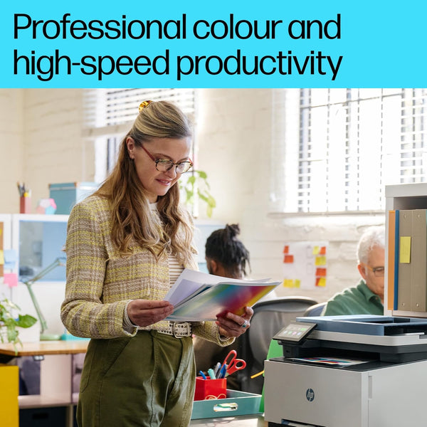 HP LaserJet Pro MFP 3302fdw Laser Printer | Colour | Printer for Small Medium Business | Print, Scan, Copy, Fax | Automatic document feeder | 2-Sided Printing | Wireless | Front USB port | Touchscreen