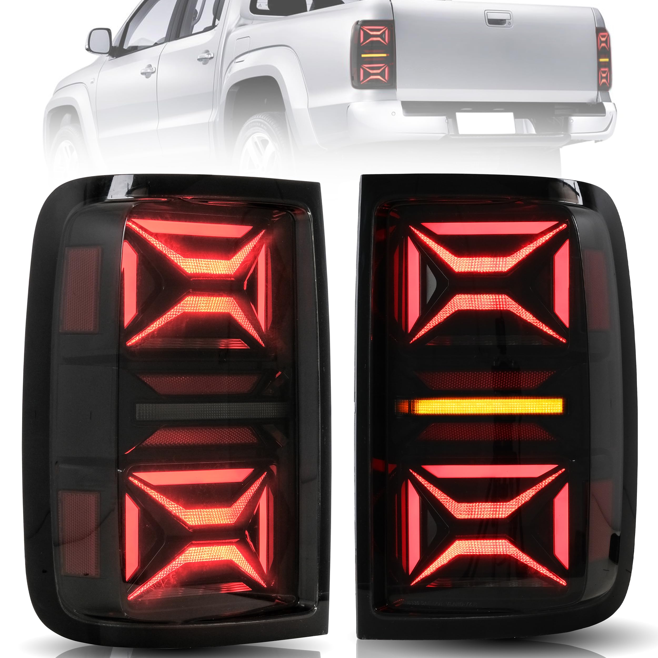 VLAND LED Tail Lights Compatible with Amk 2010-2021