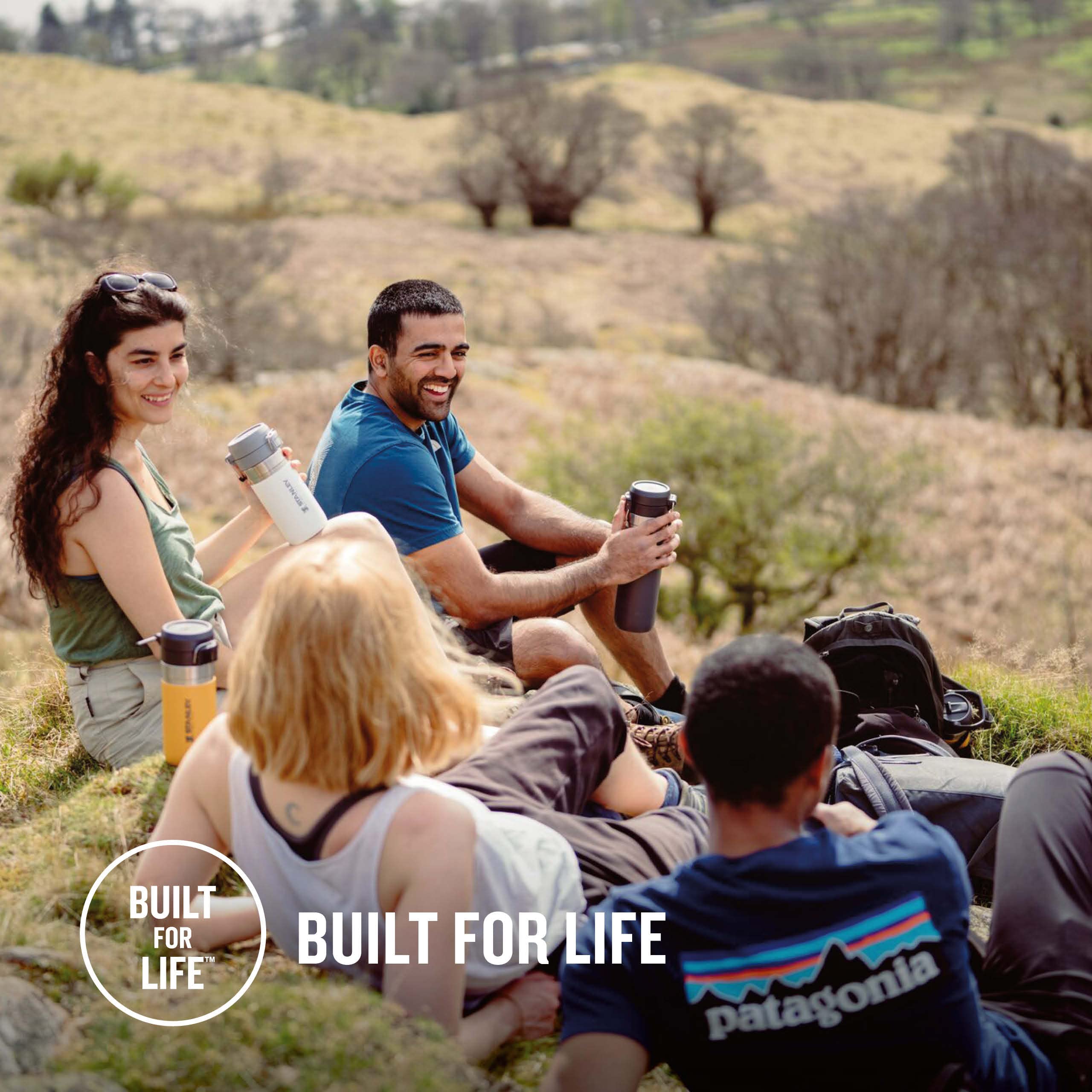 STANLEY Quick Flip Stainless Steel Water Bottle 0.47L - Keeps Cold For 7 Hours - Leakproof - BPA-Free Thermal Flask - Dishwasher Safe - Cup Holder Compatible