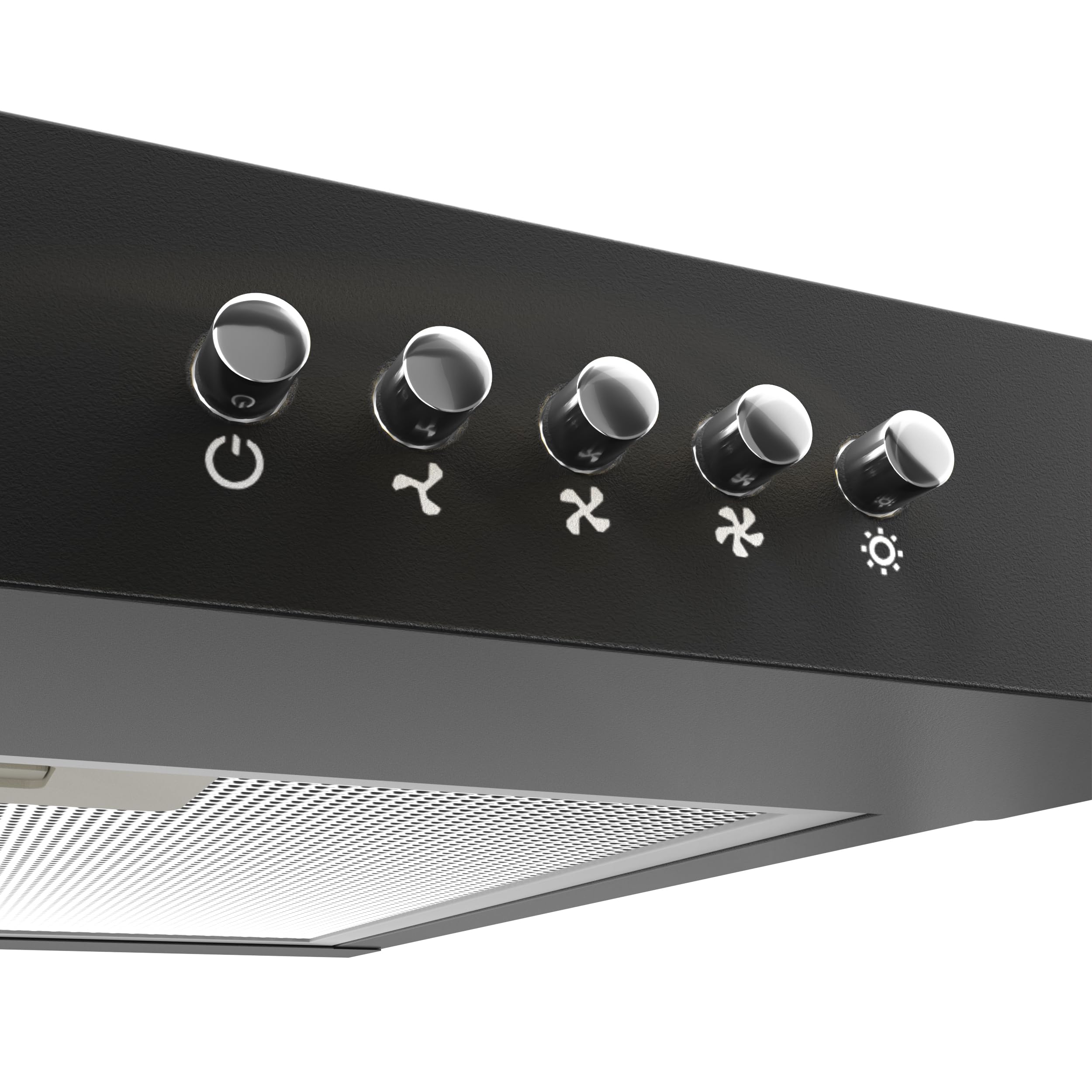 CIARRA 60cm Visor Cooker Hood Undercabinet Hoods Stainless Steel Wall Mounted Kitchen Extractor Fan Model CBCS6903