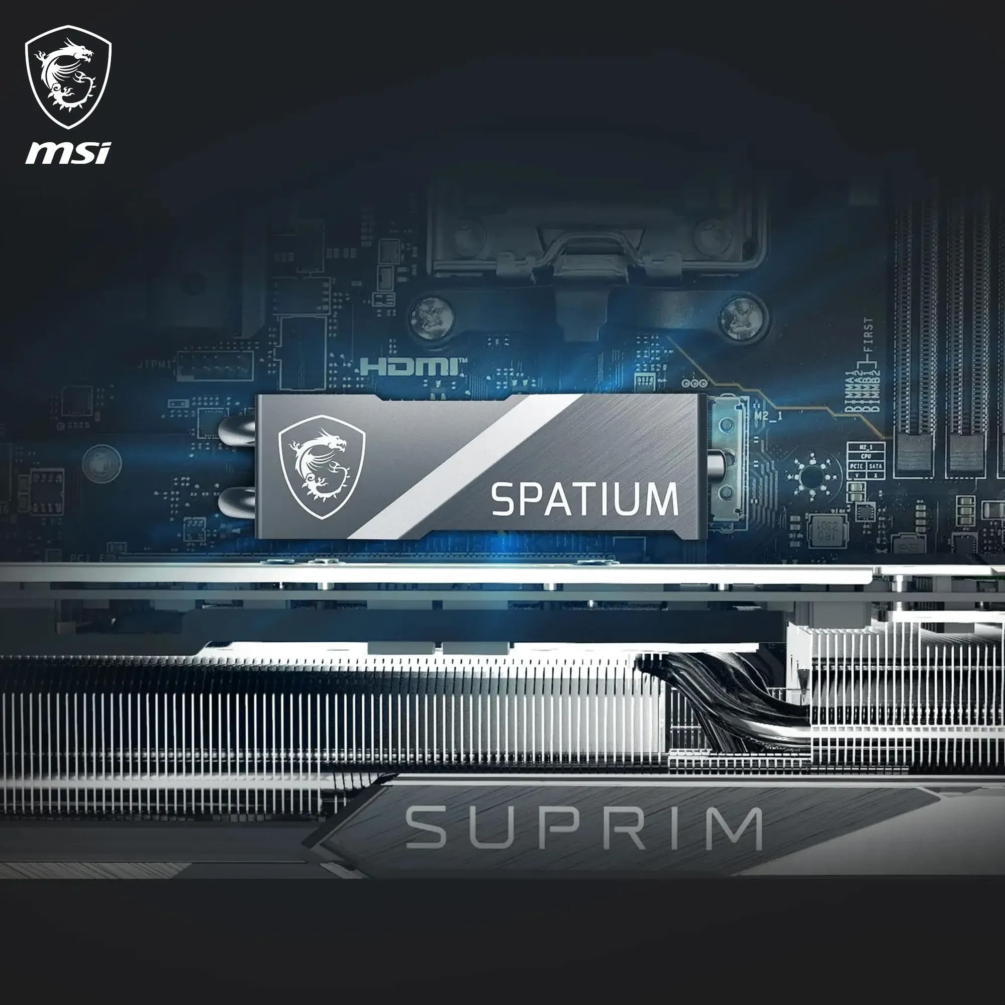 MSI SPATIUM S270 SSD 480GB - SATA 3 2.5" Solid State Drive, 500MB/s Read & 450MB/s Write, 3D NAND, Built-In Data Security, MSI Center - 5 Year Warranty (250 TBW)