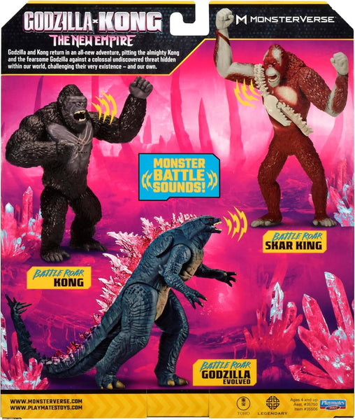 Godzilla x Kong: The New Empire, 7-Inch Authentic Battle Roar Godzilla Action Figure Toy, Iconic Collectable Movie Character in Unique Limited Edition Packaging, Toy Suitable for Ages 4 Years+