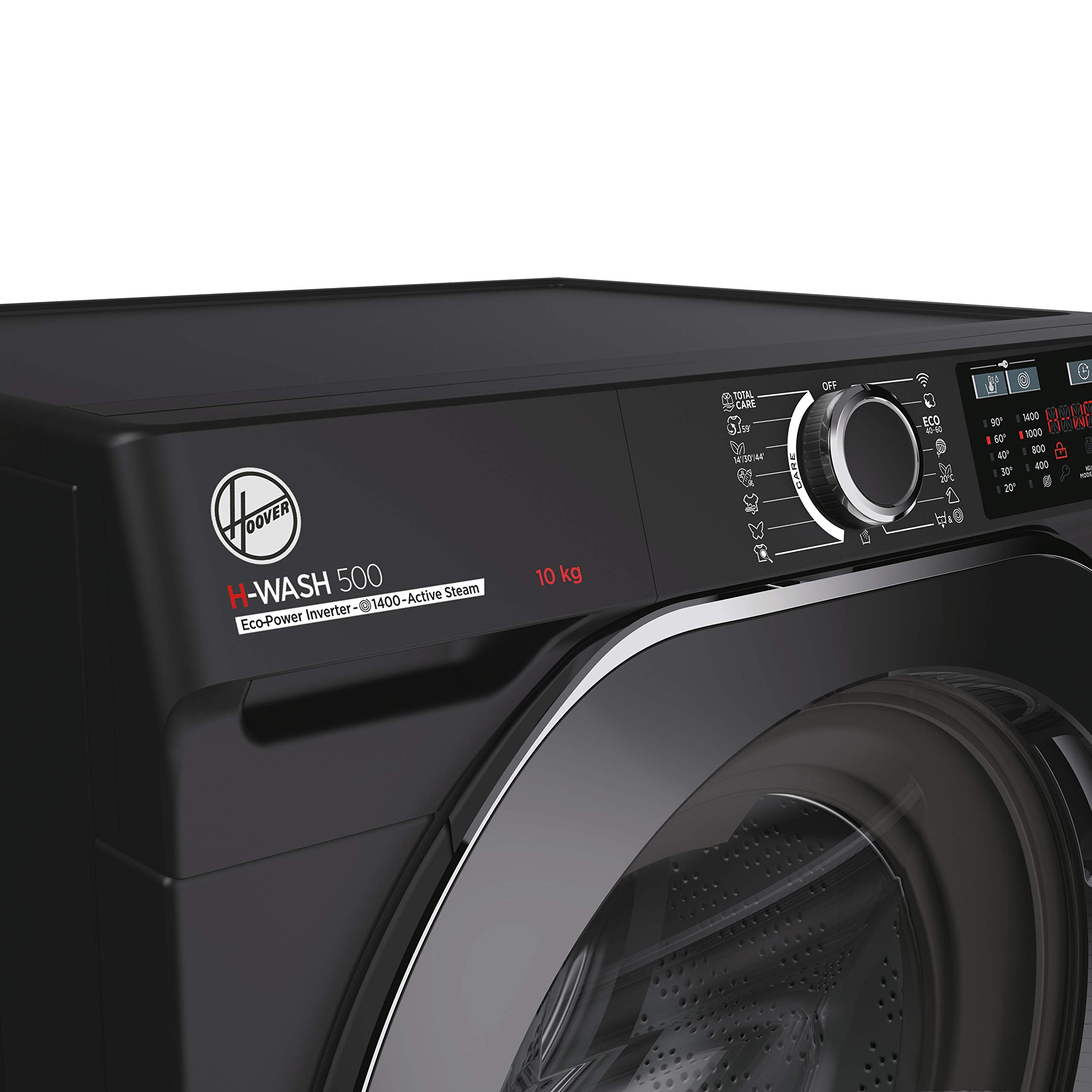 Hoover H-WASH 500 10kg Freestanding Washing Machine, 1400 RPM, A Rated, ECO‑Power Inverter Motor, hOn App, 60 Programmes, Care Dose, Power Care System, White, 60x59x85 cm ‑ HW 410AMC/1-80
