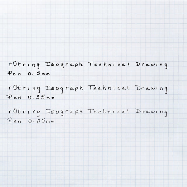 rOtring Isograph Pen Set Technical Pen & Pencil College Set | 3 Pens (0.20mm0.30mm0.50mm) and Mechanical Pencil (0.5mm) + Accessories