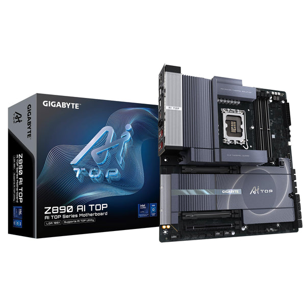 GIGABYTE Z890I AORUS ULTRA Motherboard - Supports Intel Core Ultra (Series 2) CPUs, 8+1+2 phases VRM, up to 8800MHz DDR5 (OC), 1xPCIe 5.0 + 1xPCIe 4.0, Wi-Fi 7, 2.5GbE LAN, Thunderbolt 4