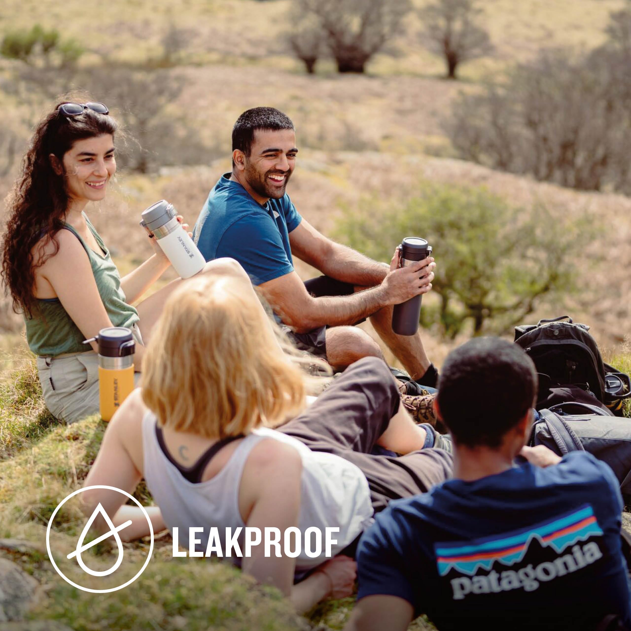 STANLEY Quick Flip Stainless Steel Water Bottle 0.47L - Keeps Cold For 7 Hours - Leakproof - BPA-Free Thermal Flask - Dishwasher Safe - Cup Holder Compatible