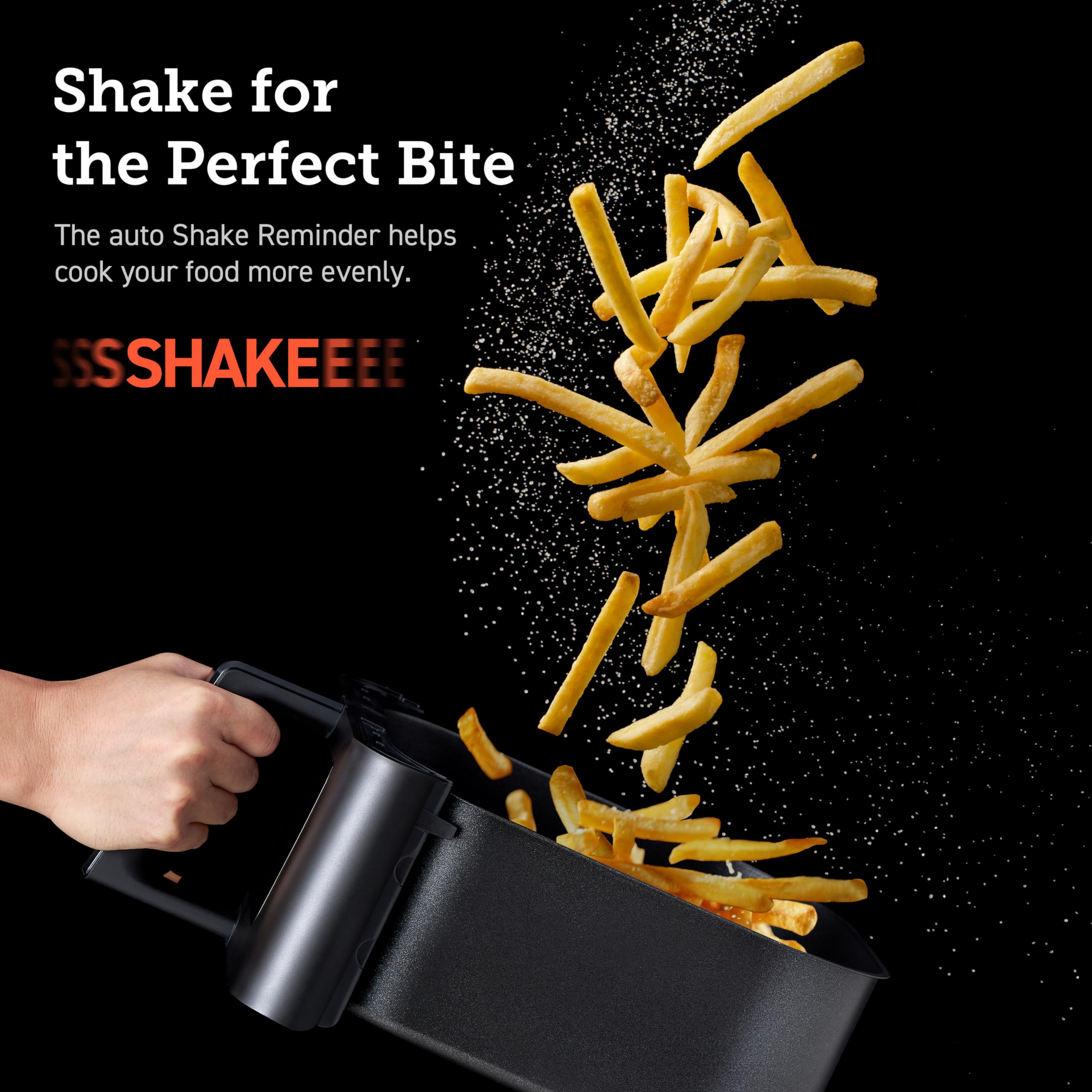 COSORI Smart Air Fryer Oven Dual Blaze 6.4L, Double Heating Elements, Cookbook, No Shaking & No Preheating, APP Control, 12 Functions, Air Fry, Roast, Bake, Reheat, Dishwasher Safe