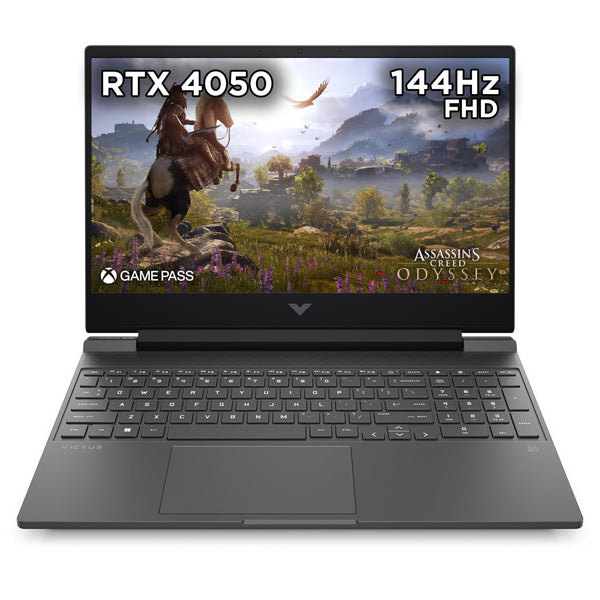 HP Victus 15.6" Gaming Laptop, AMD Ryzen 5-8645HS, 8 GB RAM, 512 GB SSD, NVIDIA GeForce RTX 2050 Graphics, FHD IPS Display, Up to 6 hrs 15 battery, Win 11, Mica Silver, 15-fb2002sa