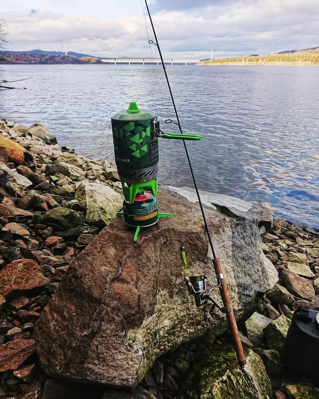 Fire-maple FMS-X2 Personal Cooking System Outdoor Hiking Camping Equipment Oven with Piezo Ignition POT Support & Stand for Outdoor Acitivities- Portable Propane Gas Stove Burner