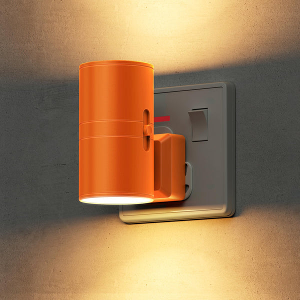 LOHAS-LED Night Light Plug In Wall,1 Pack, Modern Night Light with Dusk to Dawn Sensor, Adjustable Brightness 0-100LM, 3000K Warm White, Dimmable Night Light for Hallway Bathroom Bedroom Stair Toddler