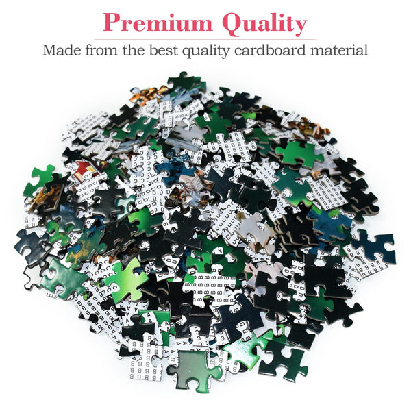 HUADADA Jigsaw Puzzles for Adults 1000 Piece Jigsaw Puzzles for Adults,JigsawPuzzle 1000 Pieces for Adults Challenging Puzzle Games ?Northern Lights in Norway