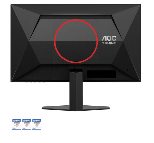 AOC Gaming 25G3ZM/BK - 24.5" 240Hz FHD Monitor, 0.5ms MPRT, FreeSync Premium (1920x1080, HDMI 2.0 x 2, DisplayPort 1.2 x 1, Headphone out (3.5mm)) black/red