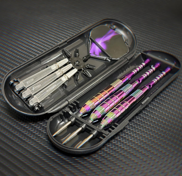 Steel Tip Darts Set,3 Pack Professional Dart with Aluminum Shafts and Darts Case