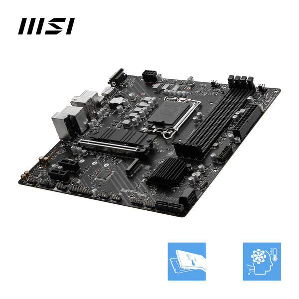 MSI B760 GAMING PLUS WIFI DDR4 Motherboard, ATX - Supports Intel 14th, 13th & 12th Gen Core Processors, LGA 1700 - DDR4 Memory Boost 5333+MHz/OC, 1x PCIe 4.0 x16, 2 x M.2 Gen4, 2.5G LAN, Wi-Fi 6E