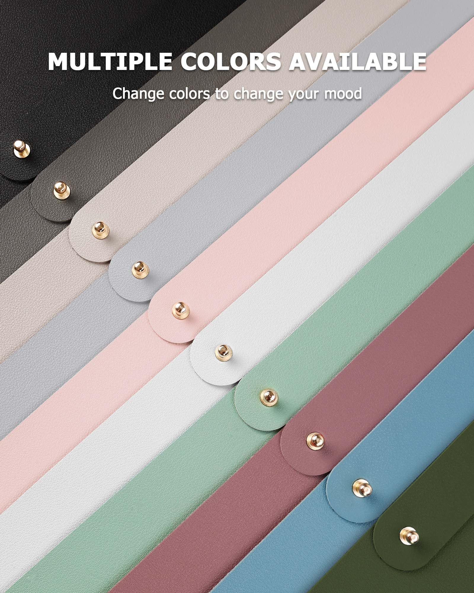 MOLMO Non-Slip Desk Mat, Waterproof Desk Pad Table Protector, Easy Clean Laptop Mat Large Mouse Pad Leather Writing Mat with Suede for Office /Home/Decor (Light Green, 60 x 35 cm)