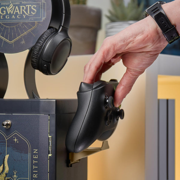 Numskull Official PS5-Inspired Gaming Accessory Locker & Storage Stand – Holds 10 Games/DVDs, 4 Controllers, Headset, and Accessories – Durable & Compact Organizer – Official PS5-Inspired Merchandise