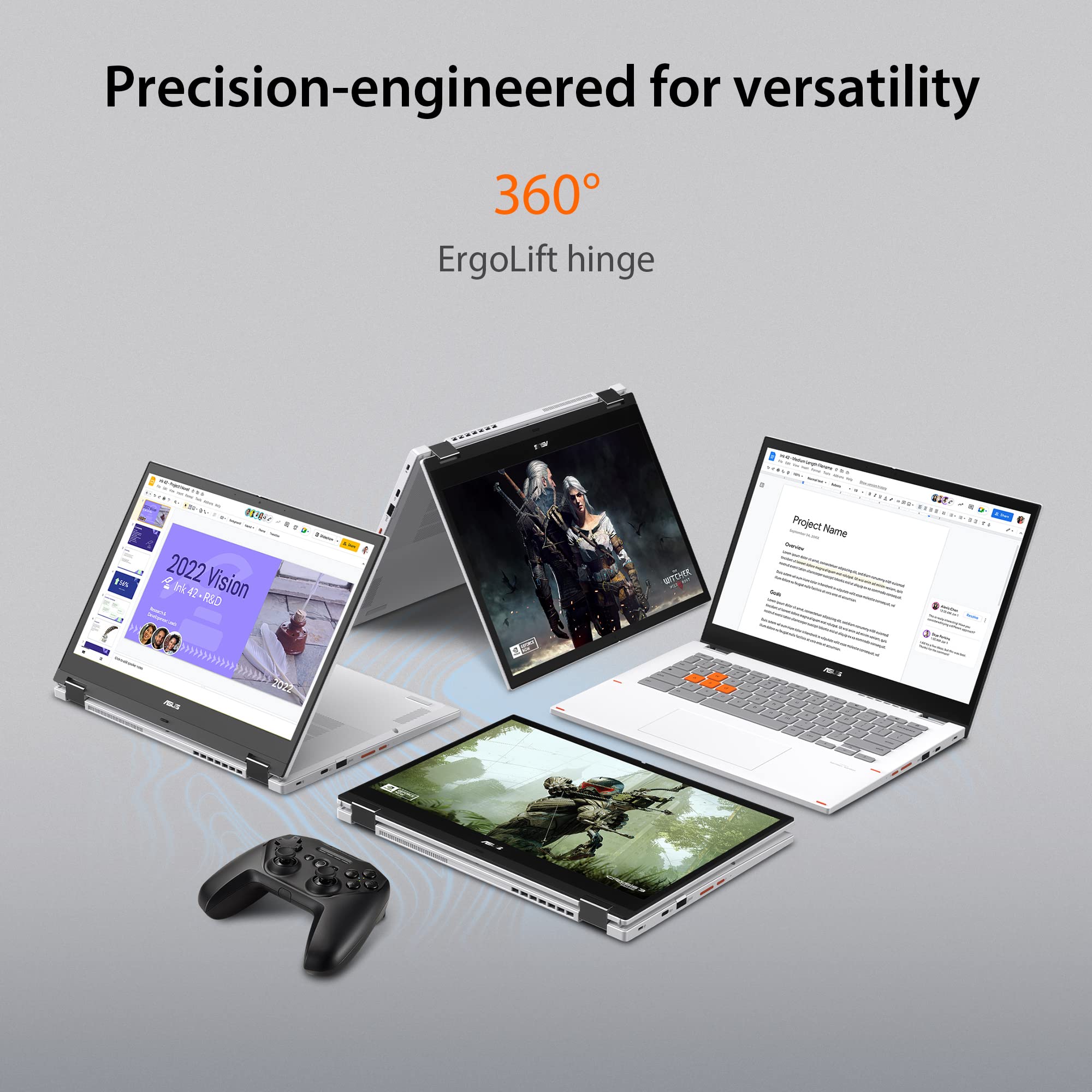 ASUS Chromebook 14 CX3402CBA 14.0" Full HD Chromebook Laptop (Intel i3-1215U, 8GB LPDDR5 RAM, 128GB SSD, Backlit Keyboard, Google Chrome Operating System)