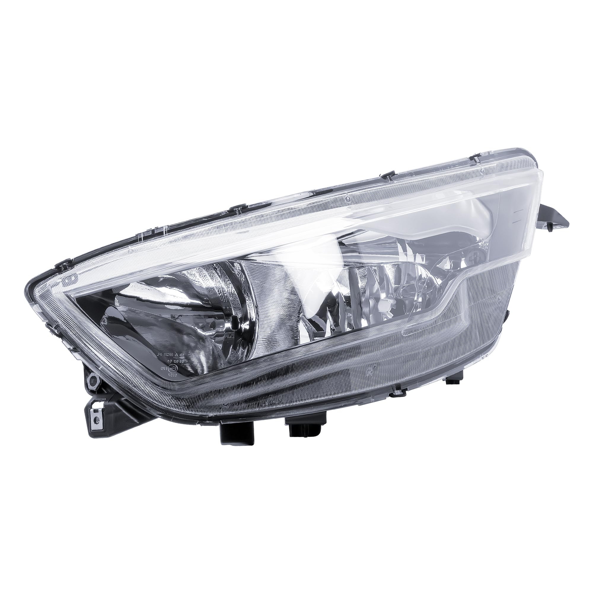 Replacement Passenger Left Side N/S Headlight Head Lamp Electric Adjustment with Round Plug for IVECO Daily 2014-2019