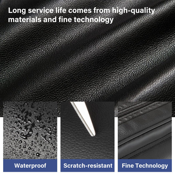 Adhafera Pool Cue Case, 2 X 2 Hard Snooker Cue Case, Made of Faux Leather Pool Cue Accessories (Not for 3/4 Cues)