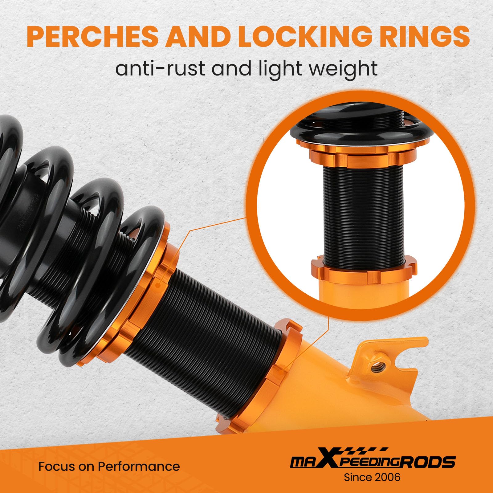 maXpeedingrods Coilovers Damper Adjustable for Impreza for WRX for STI GDB 2002-2007