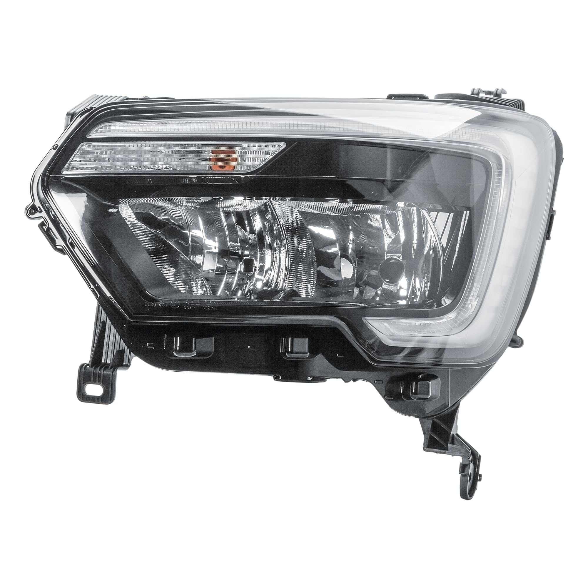 LONGLING Replacement Driver Right Side O/S Headlight Head Lamp Electric Adjustment with Motor for Renault Master 2019-2024