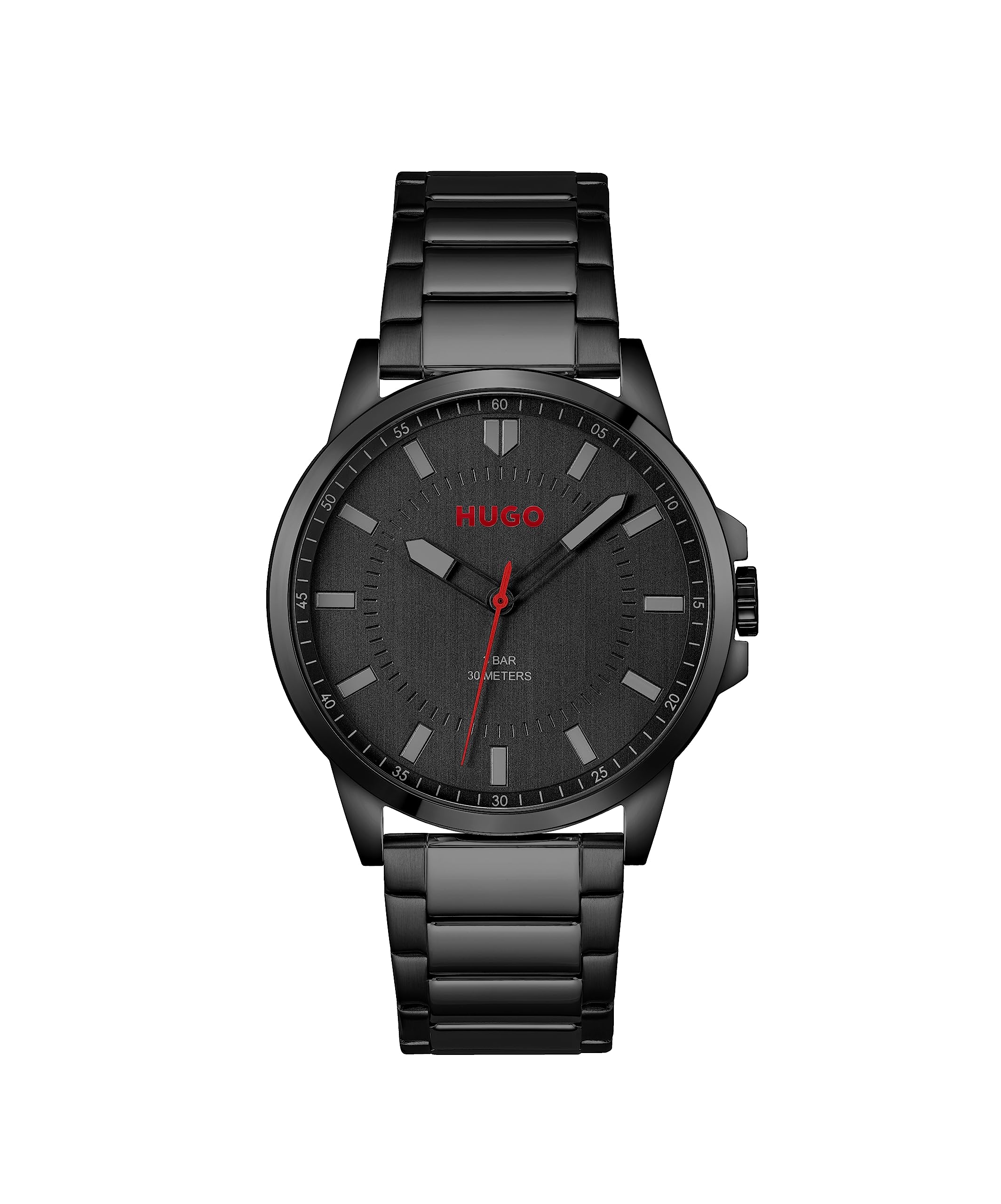 HUGO Analogue Quartz Watch for Men Collection #First - Available with Stainless Steel Bracelet or Leather Strap